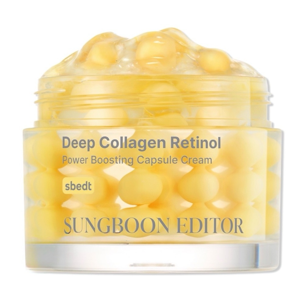 🆕 SUNGBOON EDITOR Deep Collagen Retinol Power Boosting Spicule Capsule Cream